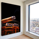 Quadro Charuto E Uisque