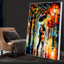 Quadro Casal Apaixonado Na Praça Arte Moderna