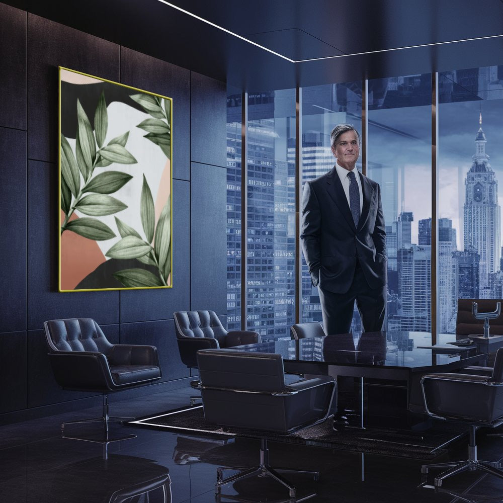 Quadro Decorativo Abstrato Tom Natural