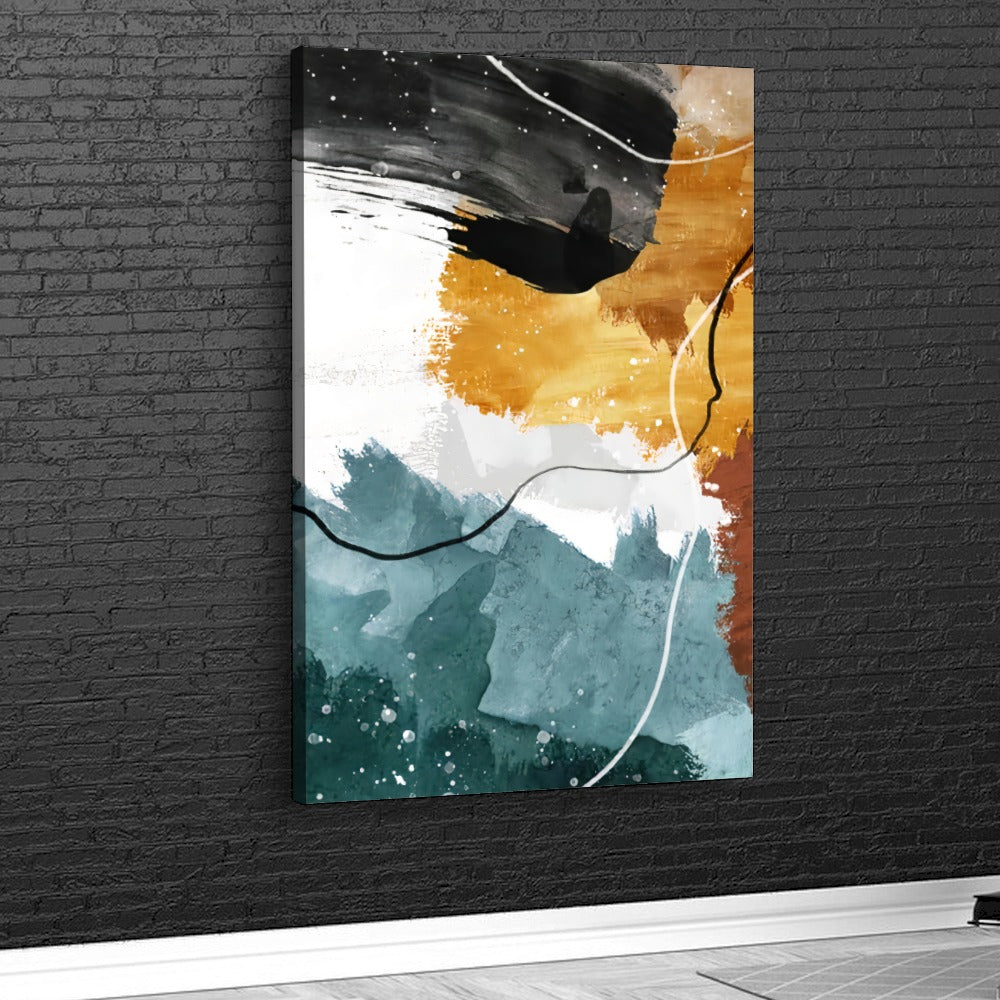 Quadro Decorativo Traços Modernos De Luz