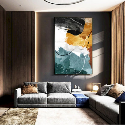 Quadro Decorativo Traços Modernos De Luz