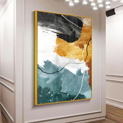 Quadro Decorativo Traços Modernos De Luz