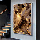 Quadro Dourado Atrai Riqueza