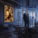 Quadro Dourado Atrai Riqueza