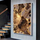 Quadro Dourado Atrai Riqueza