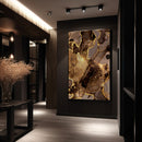 Quadro Dourado Atrai Riqueza