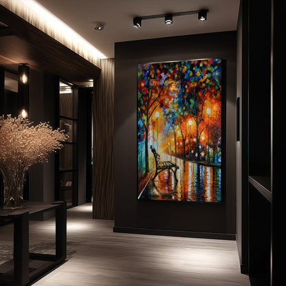 Quadro Pintura Parque