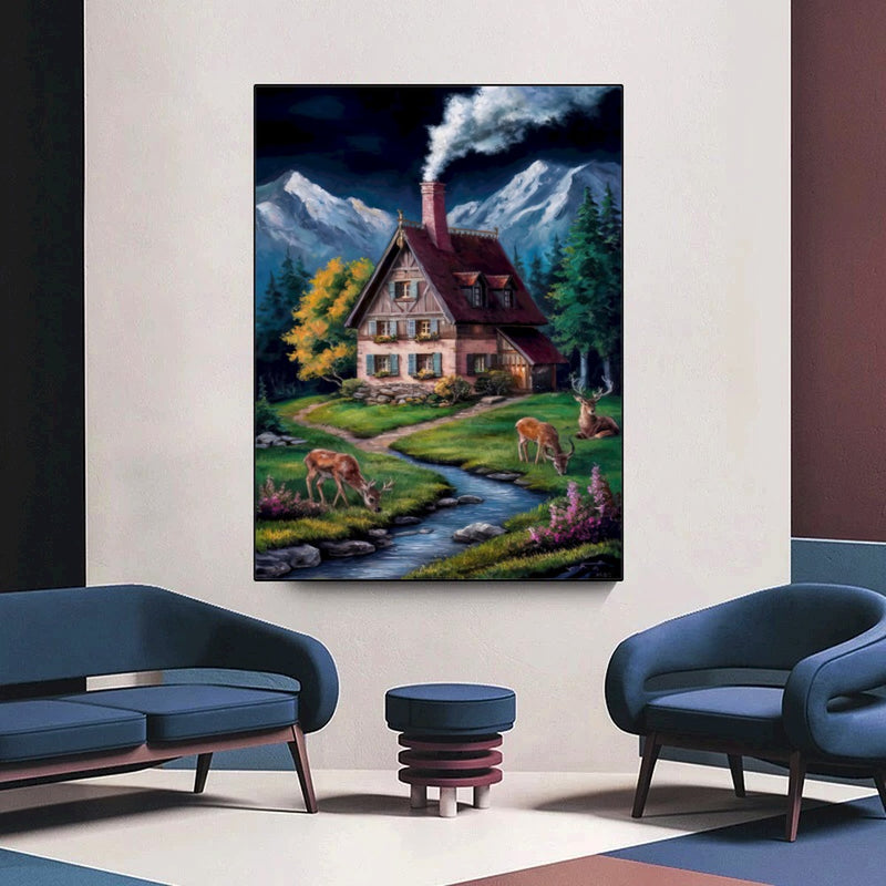 Quadro Rancho De Interior