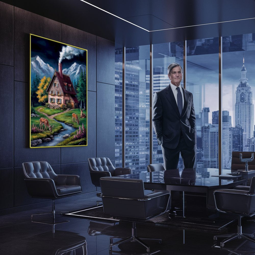 Quadro Rancho De Interior