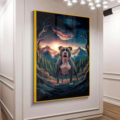 Quadro Pit Bull Pintura