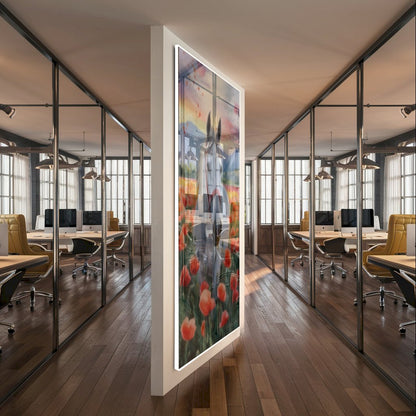 Quadro Cavalo No Campo Estilo Pintura