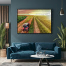 Quadro Trator No Cafezal