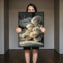 Quadro Pintura Capulho De Algodão