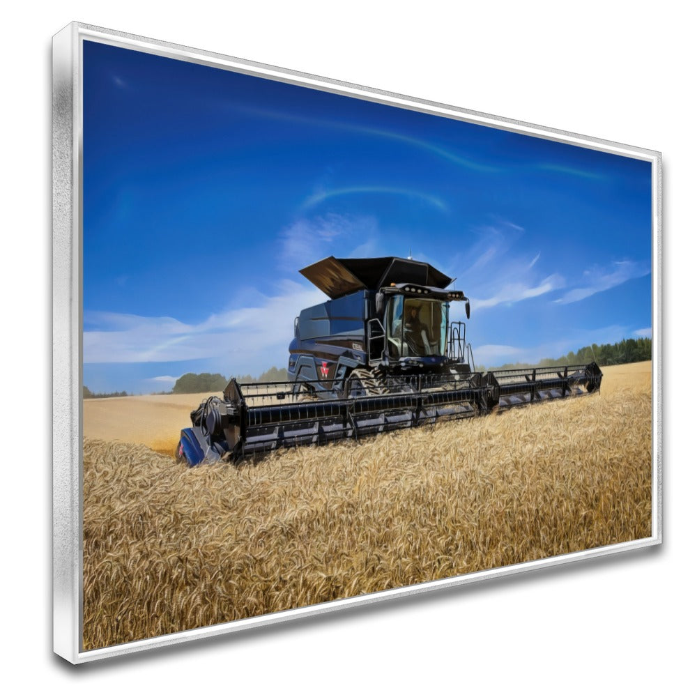 Quadro Colheitadeira Mf Preta