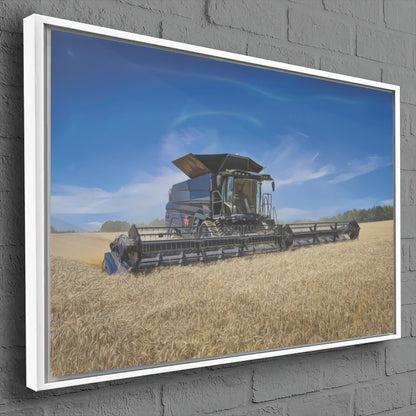 Quadro Colheitadeira Mf Preta