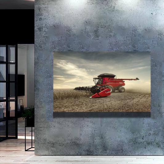 Quadro Colheita De Grãos