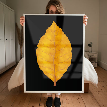 Quadro Folha De Tabaco Virginia Blackout