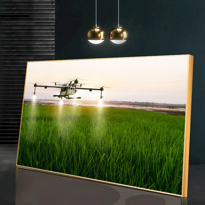 Quadro Pulverização Via Drone