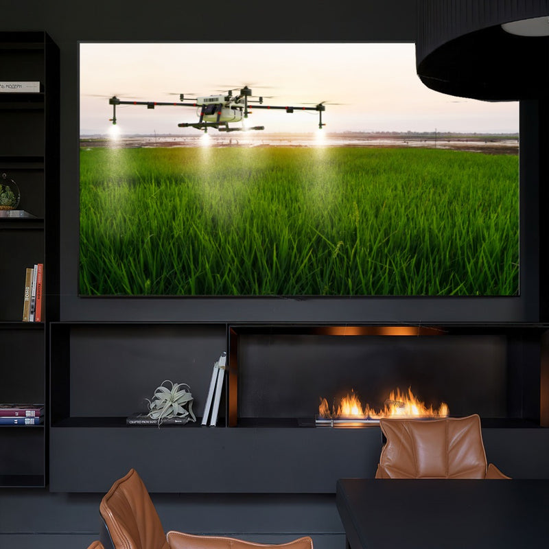 Quadro Pulverização Via Drone