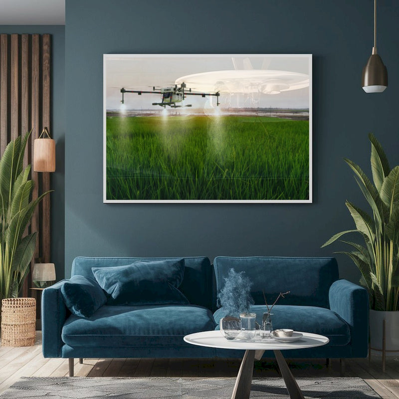 Quadro Pulverização Via Drone
