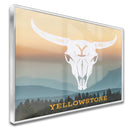 Quadro Cabeça De Gado Texana Yellowstone