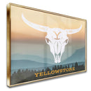 Quadro Cabeça De Gado Texana Yellowstone