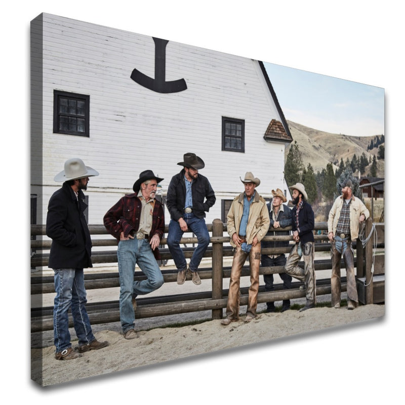 Quadro Vaqueiros Rancho Yellowstone