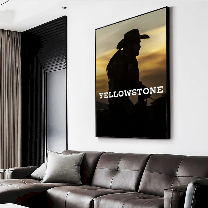 Quadro Personagem Yellowstone Cavalgando