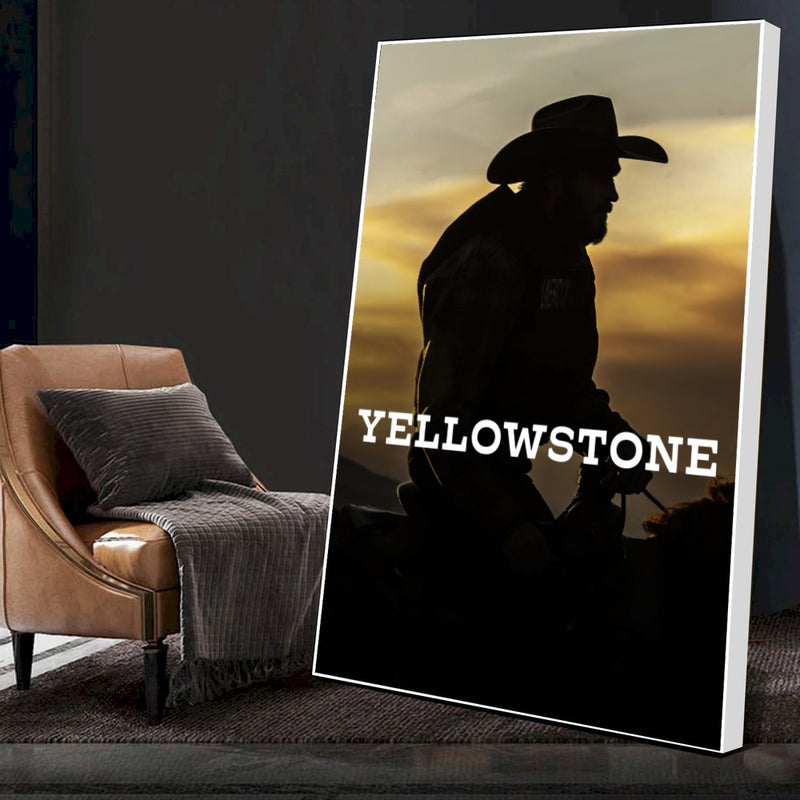 Quadro Personagem Yellowstone Cavalgando