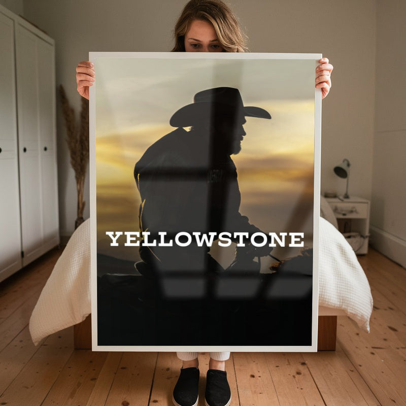 Quadro Personagem Yellowstone Cavalgando