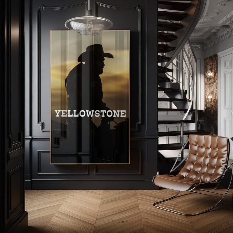 Quadro Personagem Yellowstone Cavalgando
