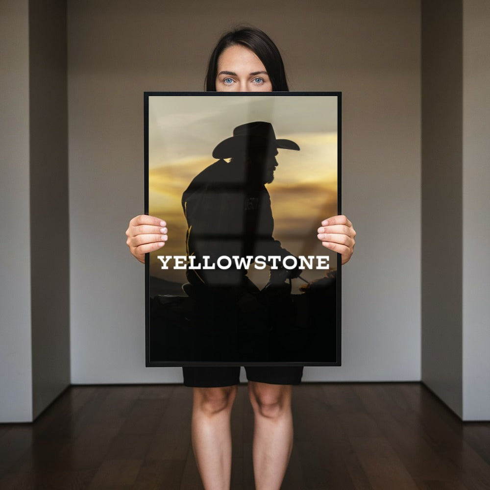 Quadro Personagem Yellowstone Cavalgando