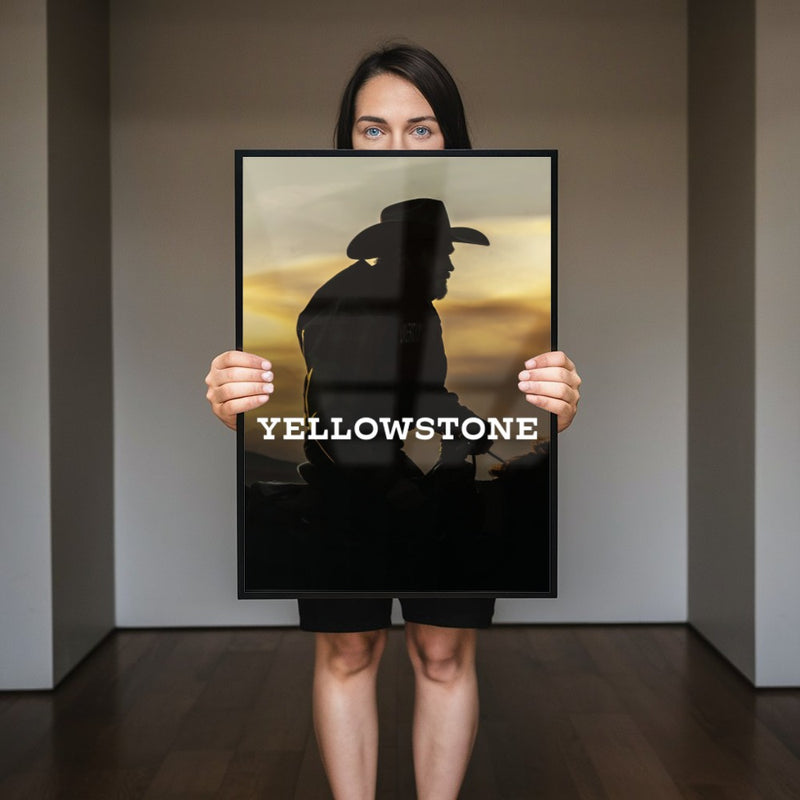 Quadro Personagem Yellowstone Cavalgando