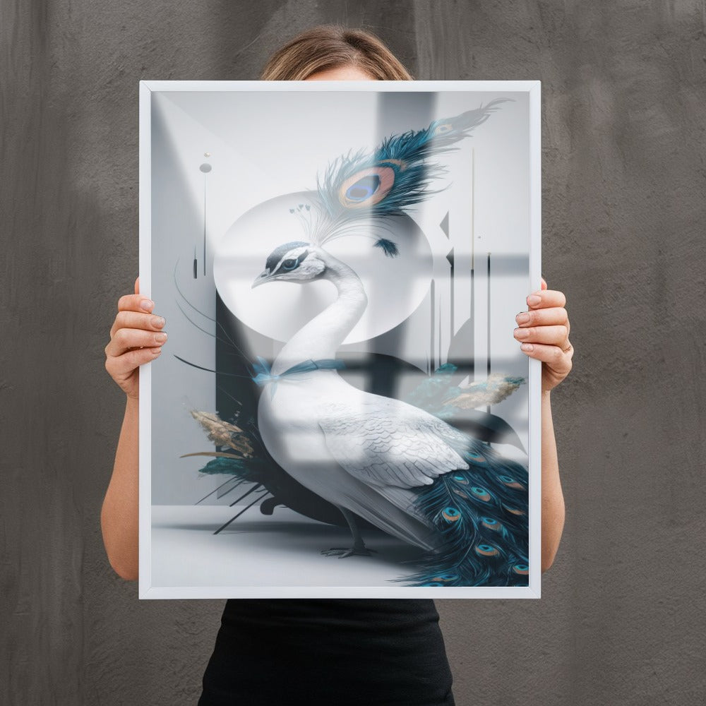Quadro Decorativo Pavão