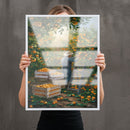 Quadro Camponês Colhendo Laranja