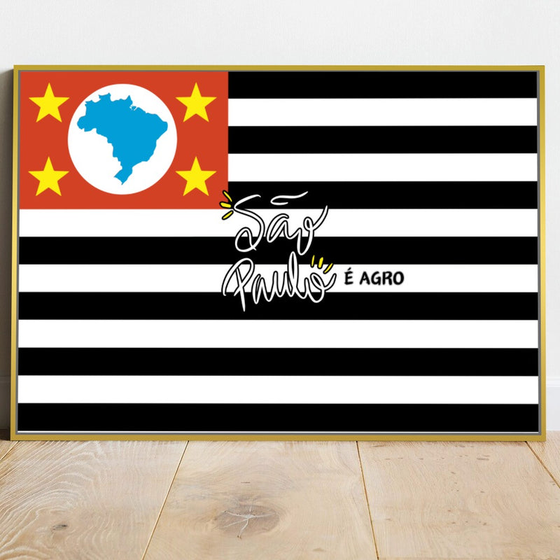 Quadro São Paulo É Agro