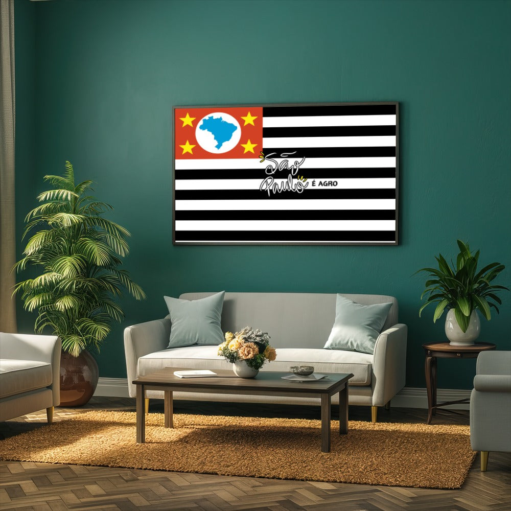 Quadro São Paulo É Agro