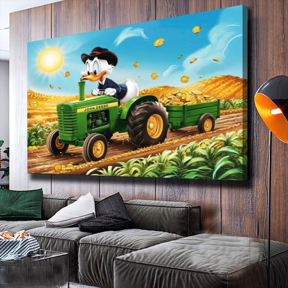 Quadro Tio Patinhas Fazendeiro