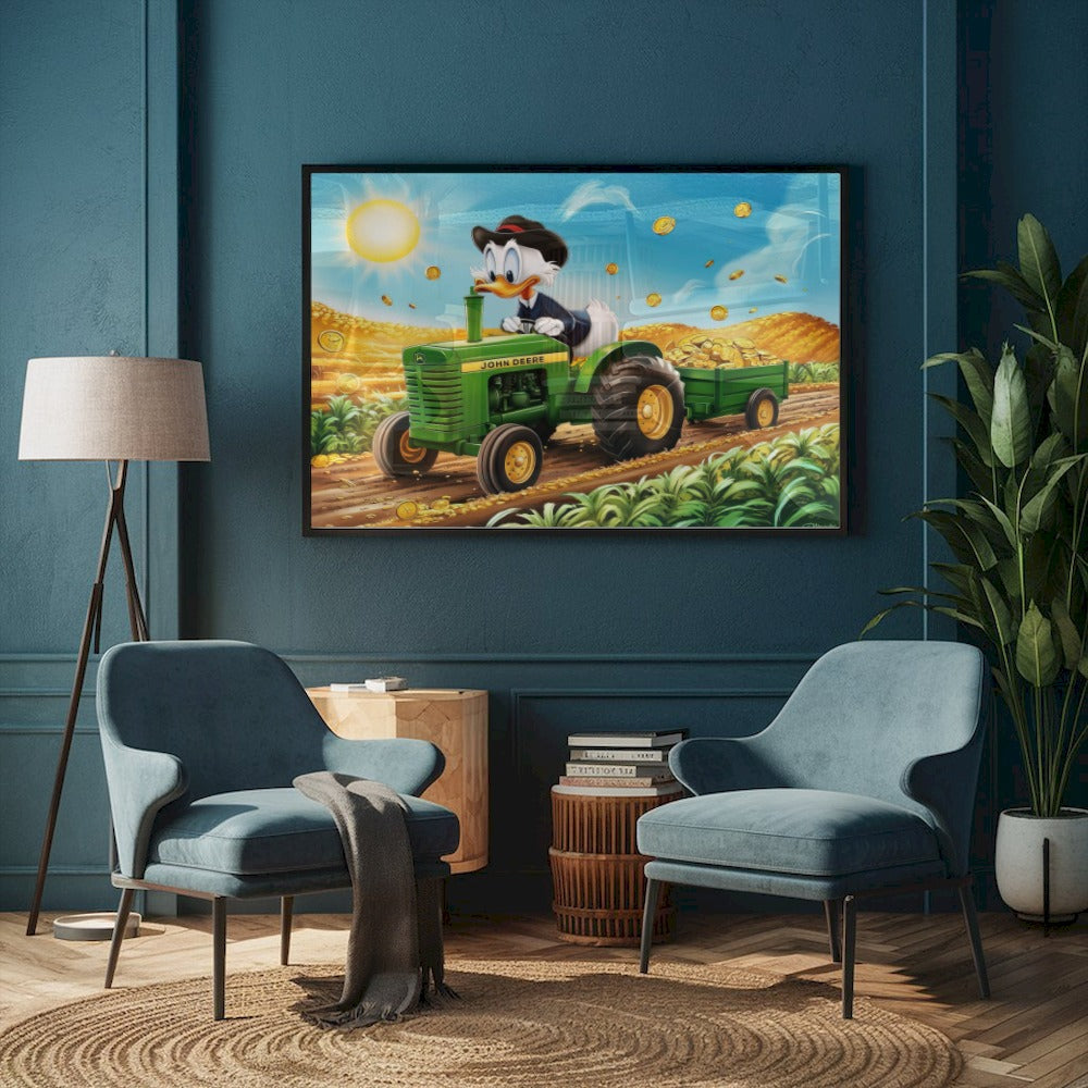 Quadro Tio Patinhas Fazendeiro