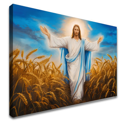 Quadro Benção De Jesus Cristo Na Plantação