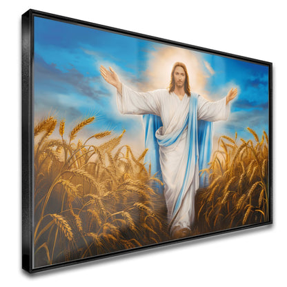 Quadro Benção De Jesus Cristo Na Plantação