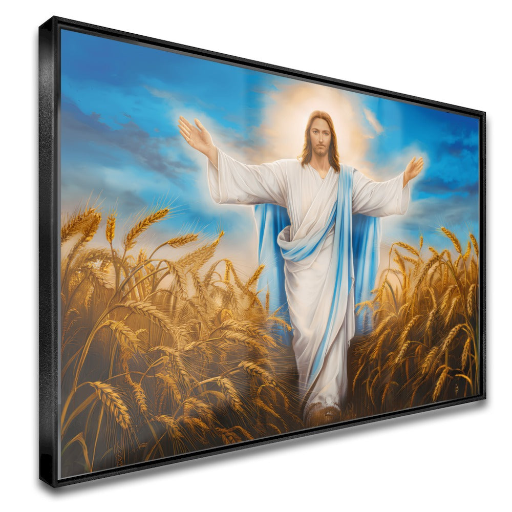 Quadro Benção De Jesus Cristo Na Plantação