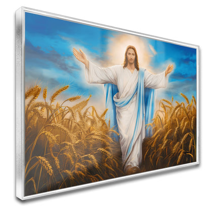 Quadro Benção De Jesus Cristo Na Plantação