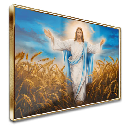 Quadro Benção De Jesus Cristo Na Plantação