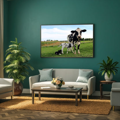 Quadro Vaca E Terneiros