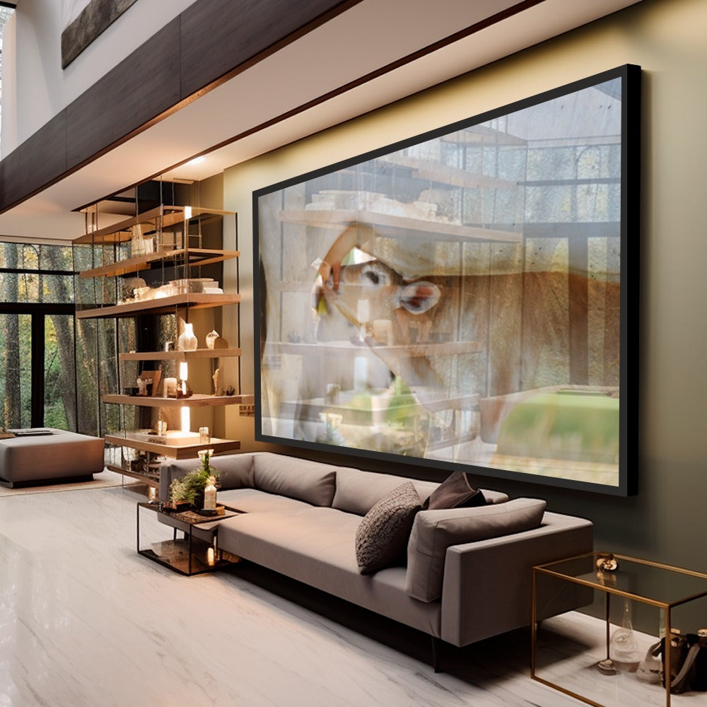 Quadro Vaca E Bezerro Nelore