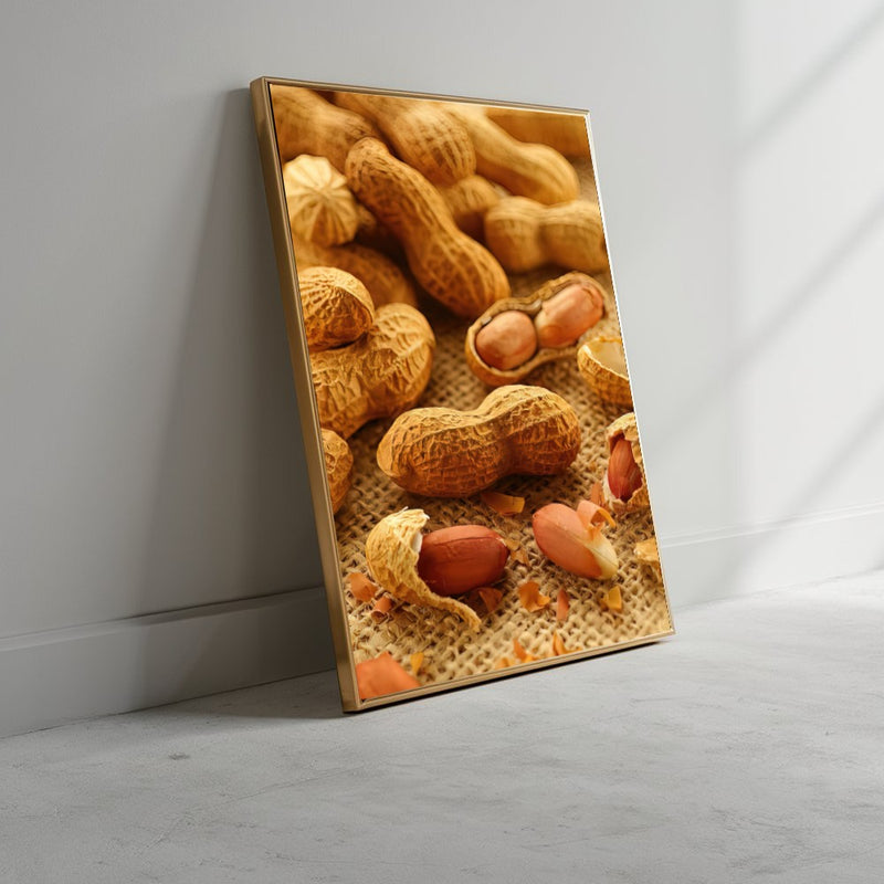 Quadro Amendoim Com Casca