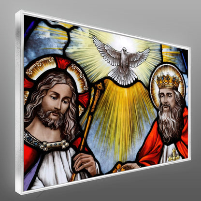 Quadro Santíssima Trindade Pintura Abstrata