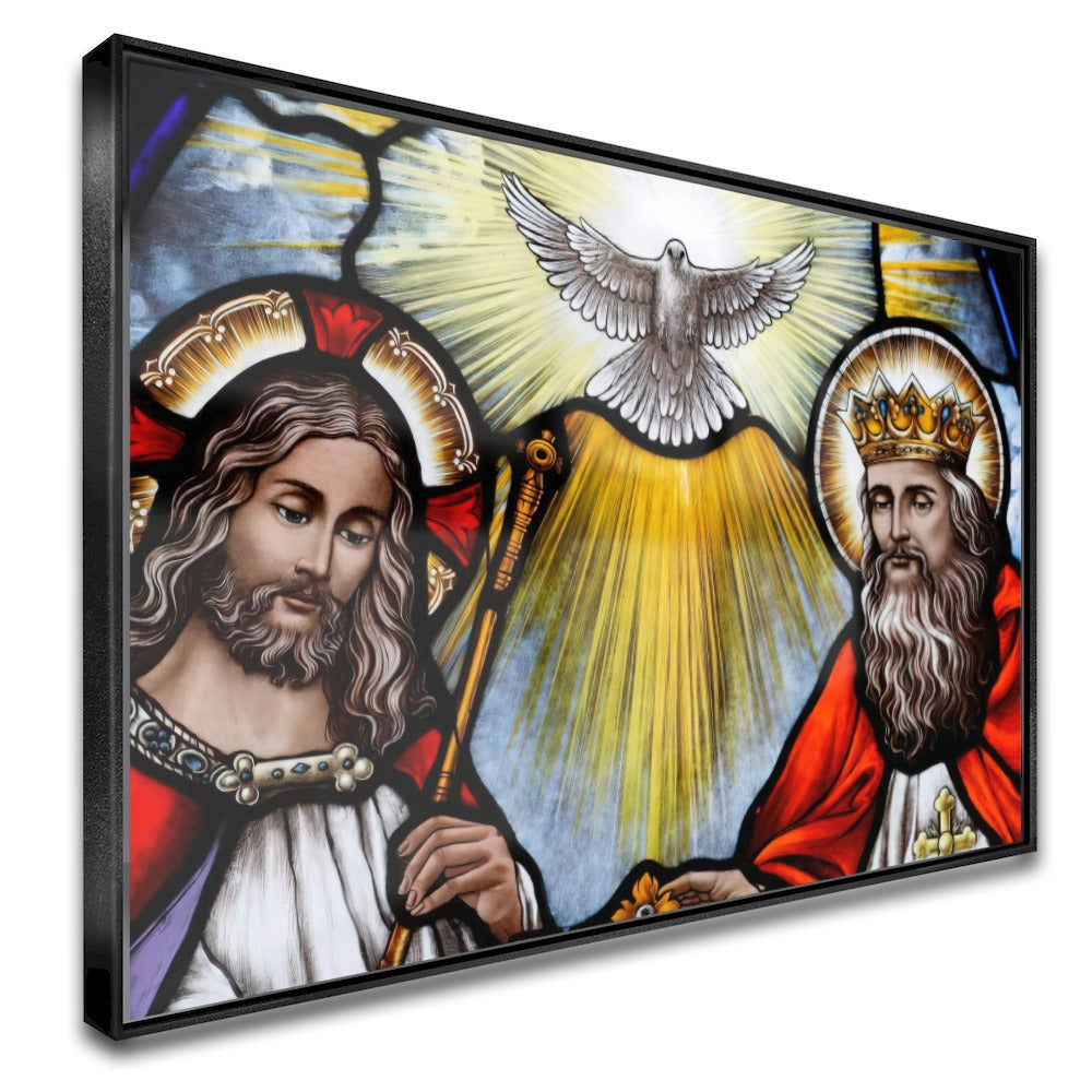 Quadro Santíssima Trindade Pintura Abstrata