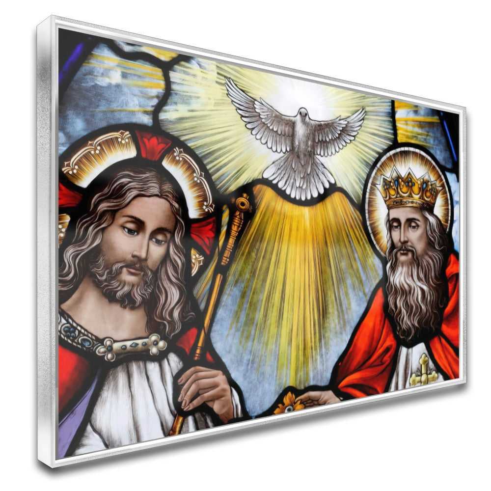 Quadro Santíssima Trindade Pintura Abstrata